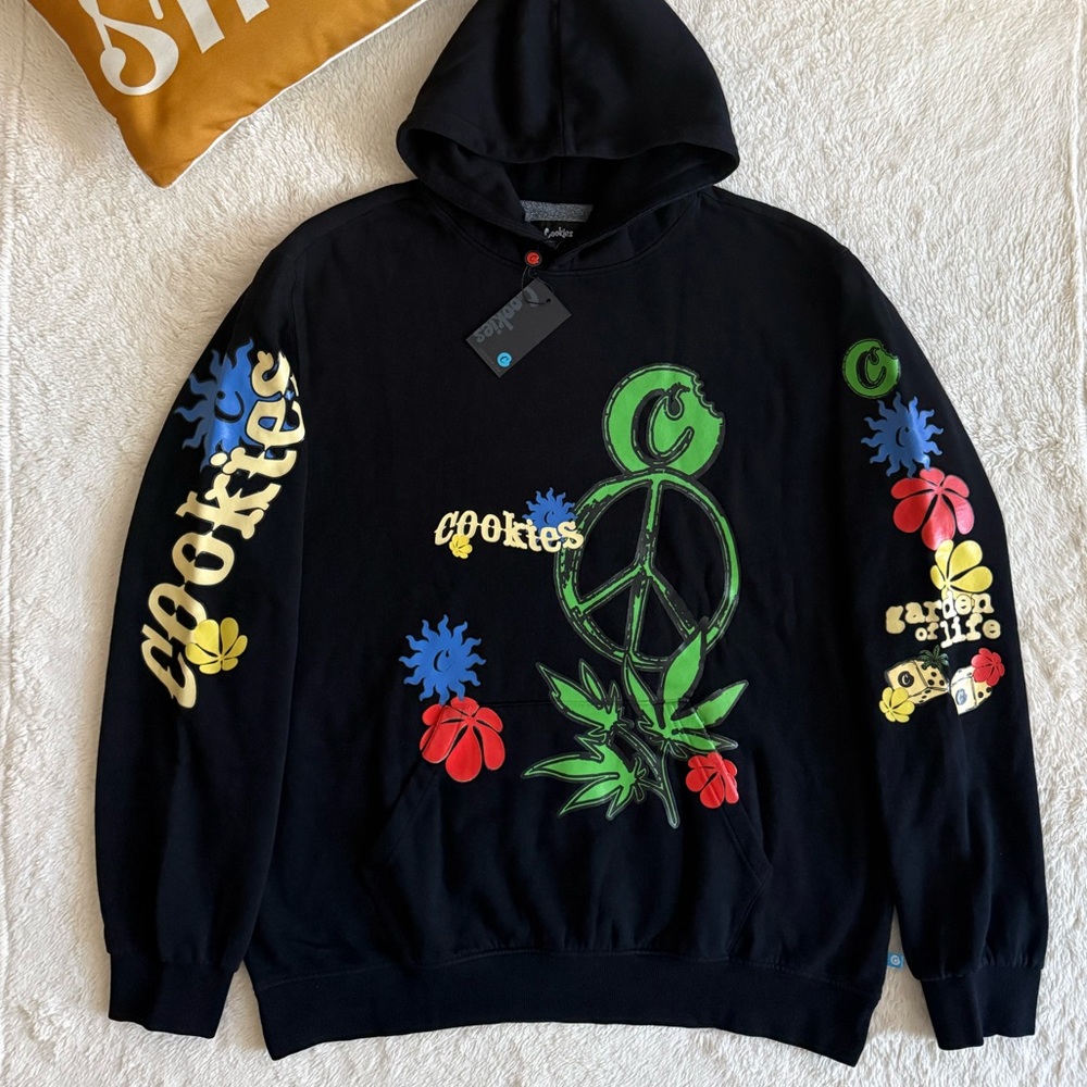 Men’s Cookie Hoodie, Size 2XL, NWT